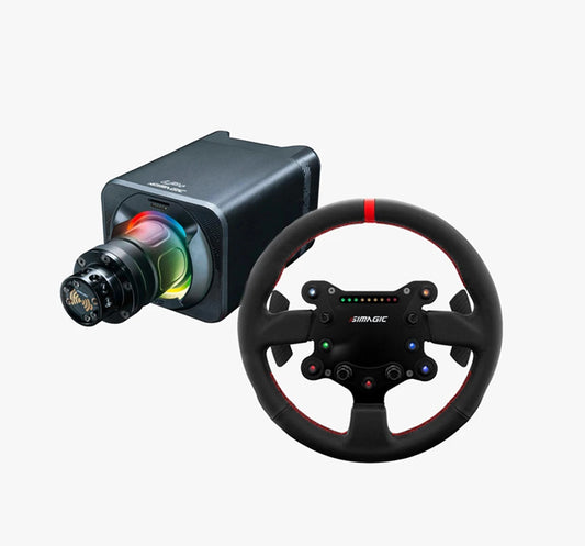 Simagic Alpha EVO Sport (9 Nm) + GTS Leather Bundle